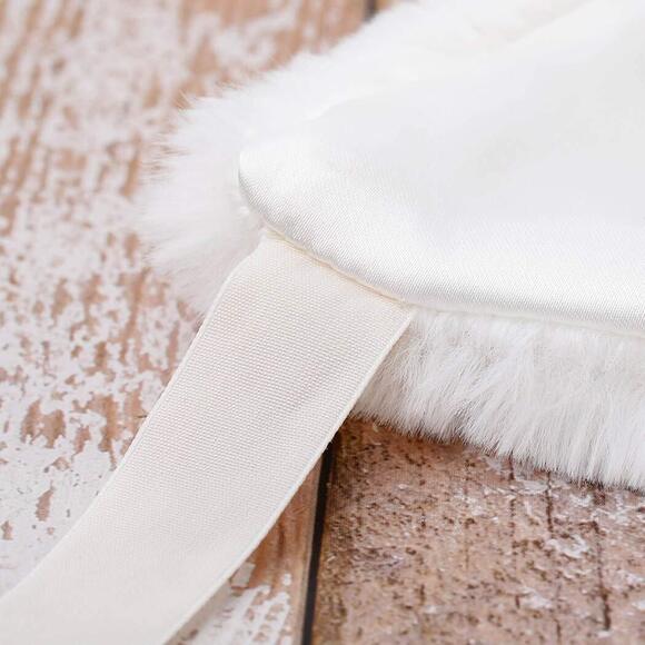 Women\'s Bridal Fur Shawl - 1920s Style Wedding Stole, Capelet, Cape, And 8671